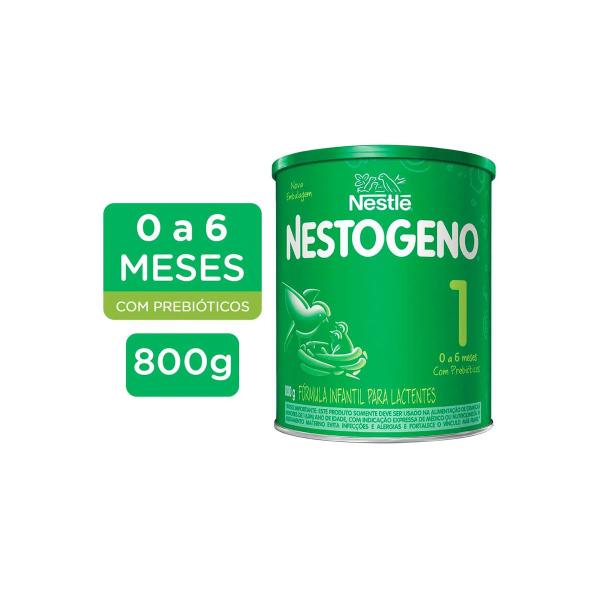 Nestogeno 1 Fórmula Infantil 0 A 6 Meses 800g Nestlé Imagem de Nestogeno 1 Fórmula Infantil 0 A 6 Meses 800g Nestlé