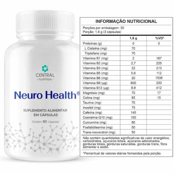 Imagem de Neuro Health Central Nutrition  90 cápsulas