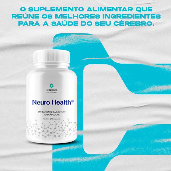 Imagem de Neuro Health  Suplemento Alimentar em Cápsulas  90 Cápsulas  Central Nutrition