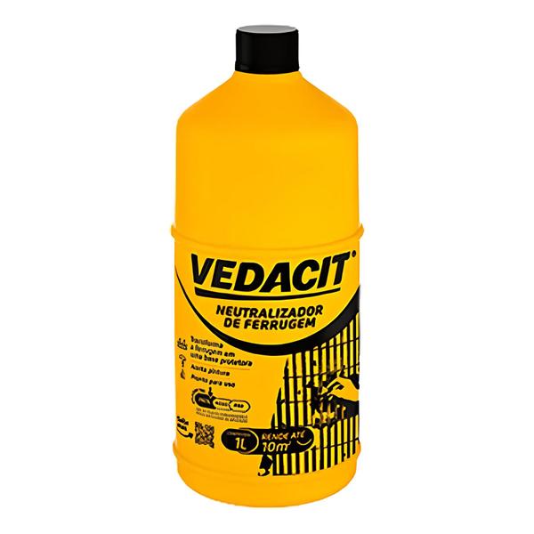 Neutralizador de Ferrugem 1L - VEDACIT Imagem de Neutralizador de Ferrugem 1L - VEDACIT