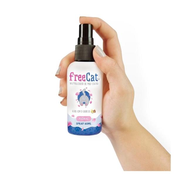 Imagem de Neutralizador de Odores CatMyPet FreeCat Floral para Ambientes - 60 mL