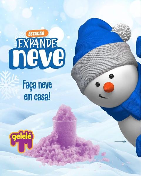 Imagem de Neve Artificial Expande Neve Color 24 Unidades Gelele