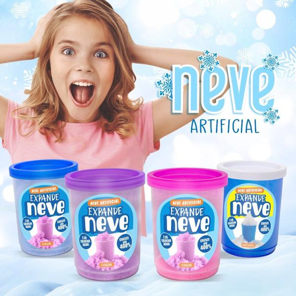 Imagem de Neve Artificial Expande Neve Color 24 Unidades Gelele