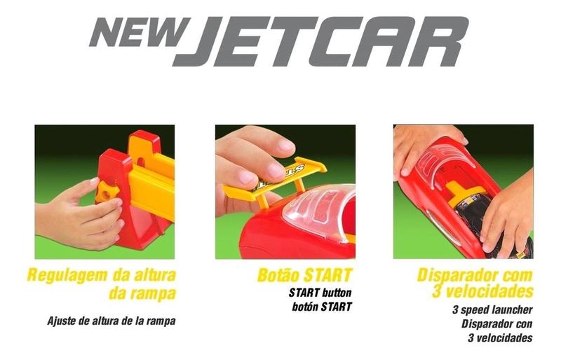 Imagem de New Lançador Jetcar Dragster Com 2 Carrinhos