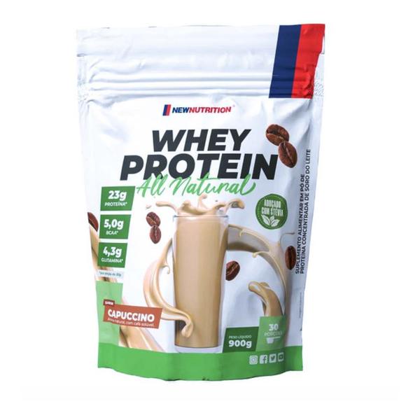 Imagem de New nutrition whey protein all natual capuccino 900g