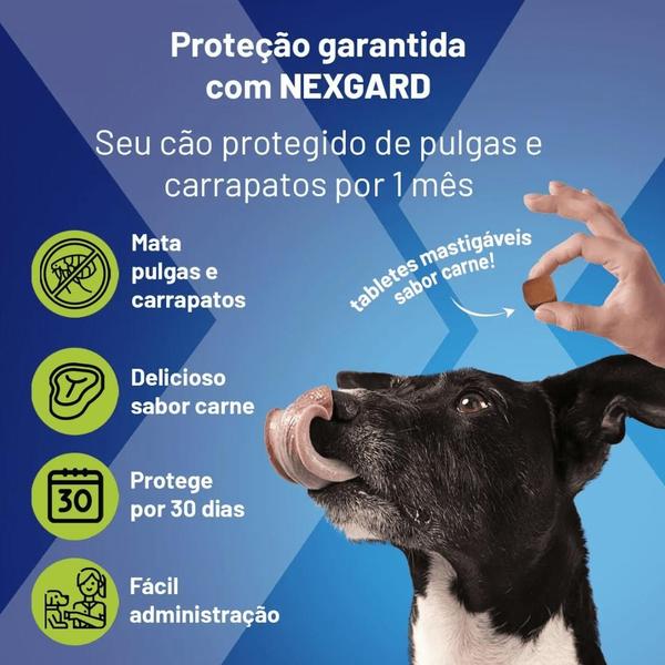 Imagem de NexGard Cães de 4,1 - 10KG 1 Tablete Antipulgas e Carrapatos