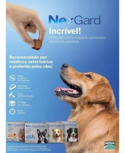 Imagem de Nexgard Para Cães De 25 Á 50 Kg 3 Cp Antipulgas E Carrapatos