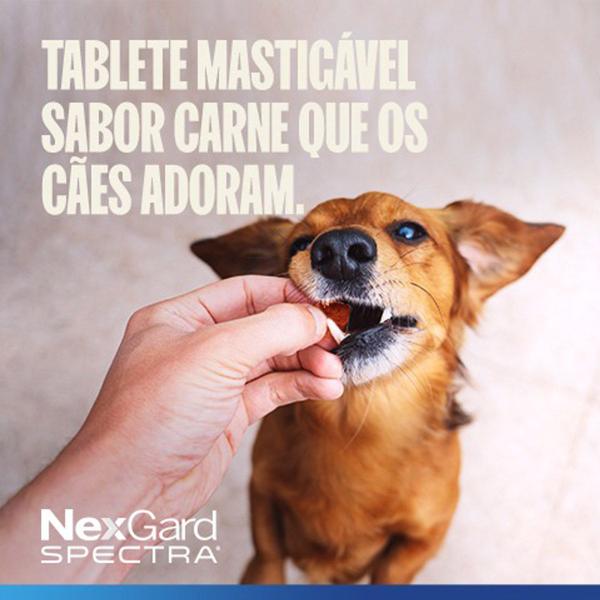 Imagem de Nexgard Spectra 15,1 A 30 Kg 3 Tabletes Cor Violeta