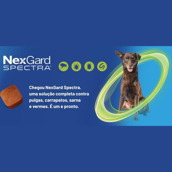 Imagem de Nexgard Spectra Antipulgas e Carrapatos para Cães de 15,1 a 30kg