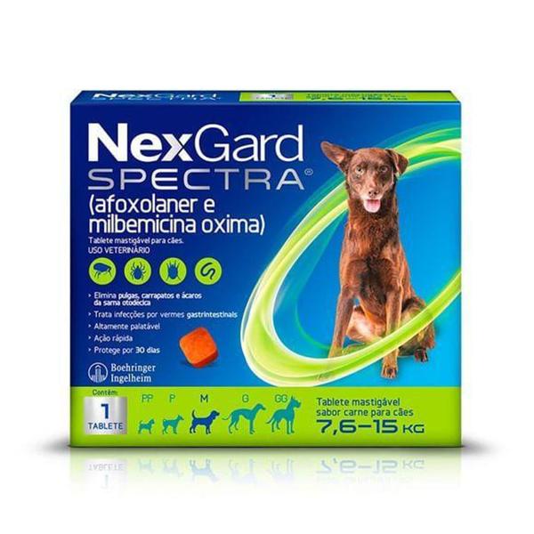 Imagem de NexGard Spectra Antipulgas e Carrapatos Para Cães de  7,6 a 15kg - Boehringer Ingelheim