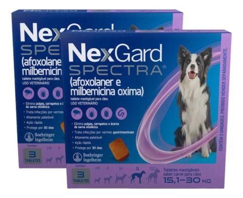 Imagem de Nexgard Spectra Antipulgas Para Cães 15,1 A 30 Kg 6 Tabletes