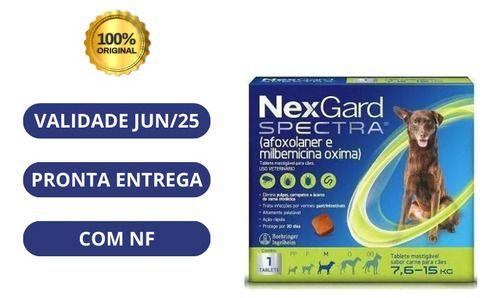 Imagem de Nexgard Spectra Para Cães 7,6 A 15 Kg Antipulgas E Carrapato