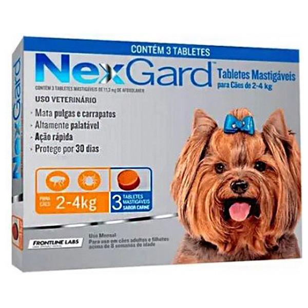 Imagem de Nexgard X3 P Cães 2 a 4kg Antipulgas e Carrapatos Original - Boehringer Ingelheim