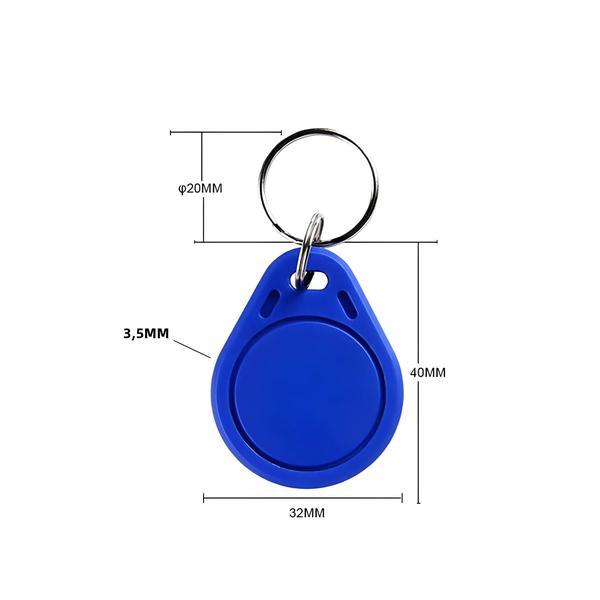 Imagem de NFC RFID Clone Badge Regravável 0 Bloco 13,56 MHz Smart Chip Key Fob 5 10PCS Etiqueta De Controle De