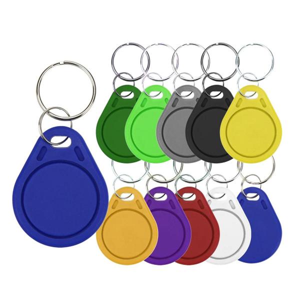 Imagem de NFC RFID Clone Badge Regravável 0 Bloco 13,56 MHz Smart Chip Key Fob 5 10PCS Etiqueta De Controle De