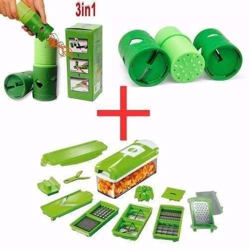 Imagem de Nicer Dicer Plus Cortador + Descascador Aspiral Legume Fruta