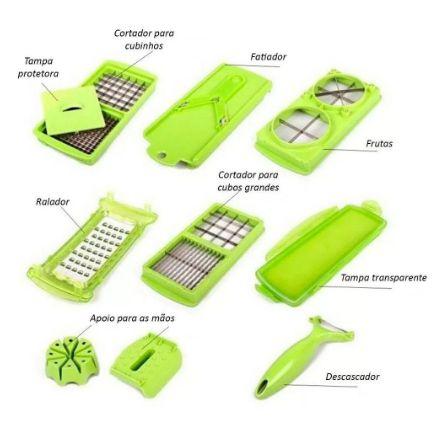 Imagem de Nicer Dicer Plus Cortador Fatiador de Legumes Frutas e Legumes-Pronta entrega