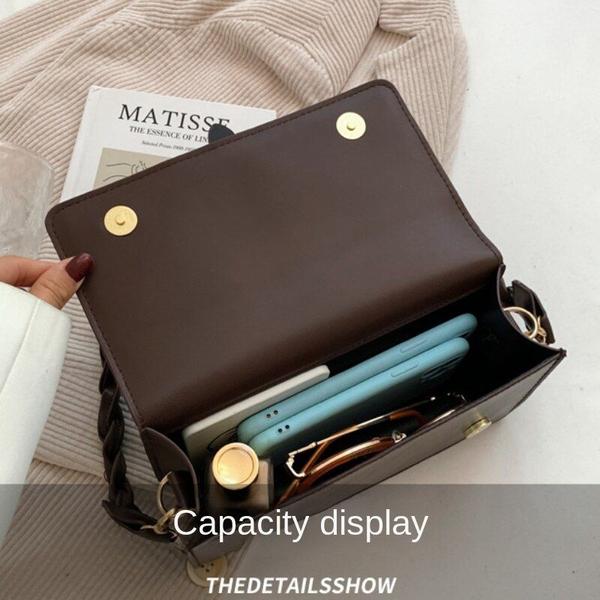 Imagem de Niche Design High-end Crossbody Small Square Bag, All-match