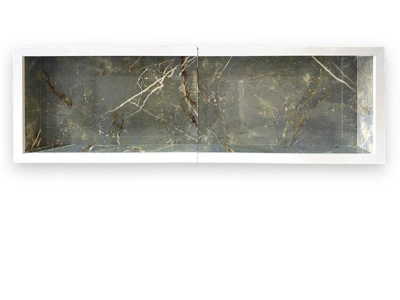 Nicho Box Banheiro 100x30x10 Sicilia - Belo Nicho Imagem de Nicho Box Banheiro 100x30x10 Sicilia