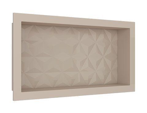 Nicho em Mármore Sintético 60x30cm Bege Cozimax Imagem de Nicho em Mármore Sintético 60x30cm Bege Cozimax