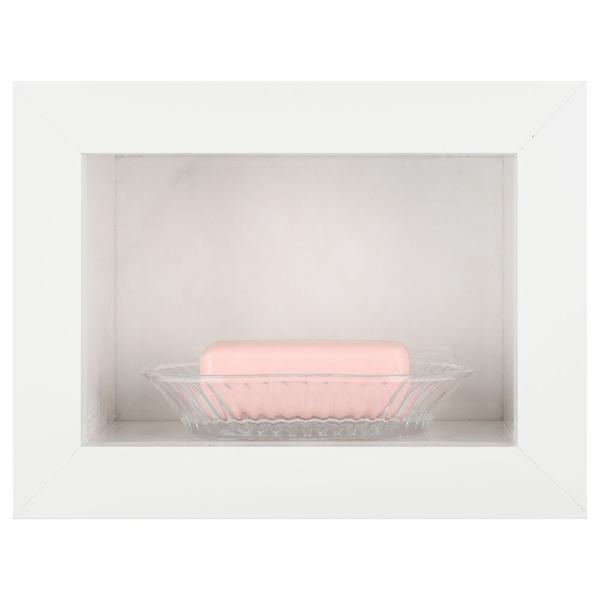 Nicho Em Porcelanato Para Banheiro - kit com 3 peças (Calacata) - Incompany Home Imagem de Nicho Em Porcelanato Para Banheiro - kit com 3 peças (Calacata)
