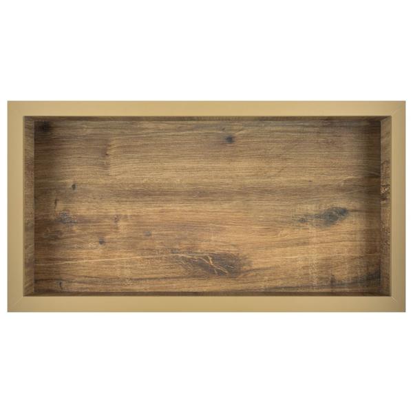 Nicho Em Porcelanato Para Banheiro - kit com 3 peças (Madeirado) - Incompany Imagem de Nicho Em Porcelanato Para Banheiro - kit com 3 peças (Madeirado)