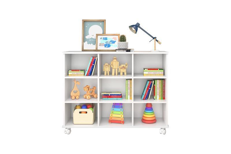Nicho Organizador 108 x 83cm Branco - Qmovi Imagem de Nicho Organizador 108 x 83cm Branco - Qmovi