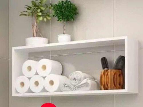 Nicho Para Banheiro 2 Peças Mdf 15mm 60x30x15cm - B&D Arte e Decoração Imagem de Nicho Para Banheiro 2 Peças Mdf 15mm 60x30x15cm