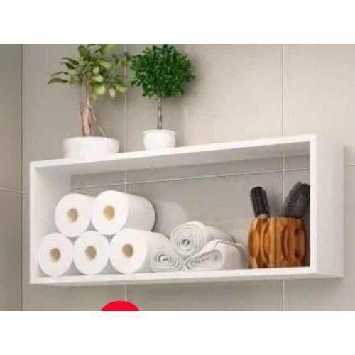 Nicho Para Banheiro 2 Peças Mdf 15mm 60x30x15cm - B&D Arte e Decoração Imagem de Nicho Para Banheiro 2 Peças Mdf 15mm 60x30x15cm