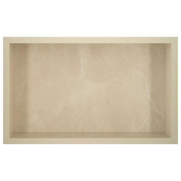 Nicho Para Banheiro Em Porcelanato E Porta Papel Higiênico Duplo - Kit com 2 peças (Bege 50) - Incompany Imagem de Nicho Para Banheiro Em Porcelanato E Porta Papel Higiênico Duplo - Kit com 2 peças (Bege 50)