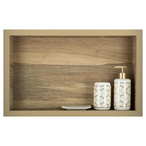 Nicho para Banheiro em Porcelanato Polido 51cmx31cmx11cm - Incompany Home Imagem de Nicho para Banheiro em Porcelanato Polido 51cmx31cmx11cm