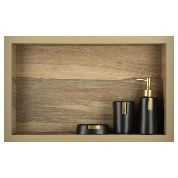 Nicho para Banheiro em Porcelanato Polido 51cmx31cmx11cm - Incompany Home Imagem de Nicho para Banheiro em Porcelanato Polido 51cmx31cmx11cm