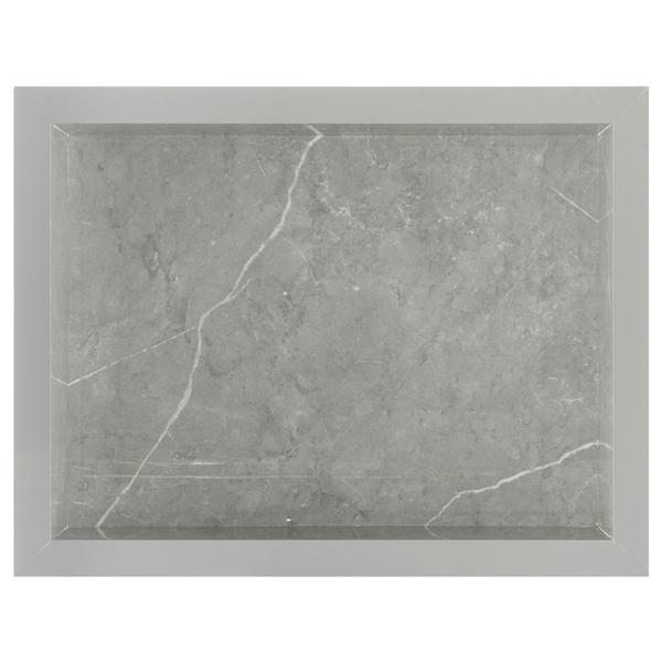 Nicho Para Banheiro Em Porcelanato Polido Porta Shampoo Sabonete e Porta Papel Higiênico (Cinza 40) - Incompany Imagem de Nicho Para Banheiro Em Porcelanato Polido Porta Shampoo Sabonete e Porta Papel Higiênico (Cinza 40)