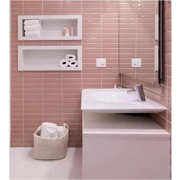 Imagem de Nicho Para Banheiro Modelo Tipo Porcelanato Parede Embutir 30x60cm Bege