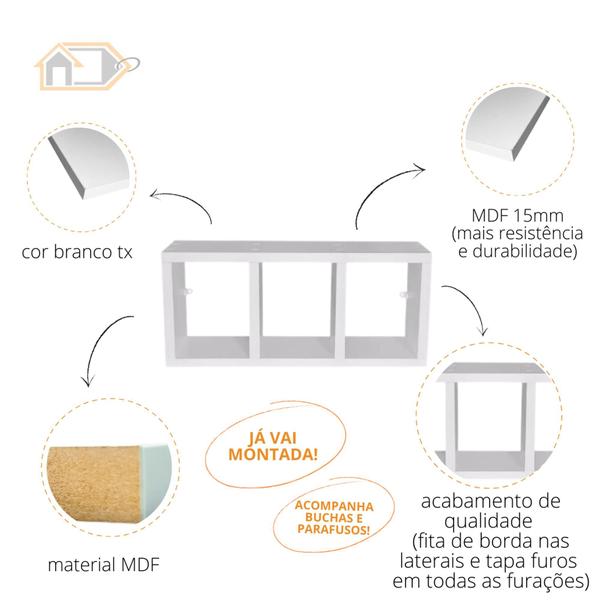 Nicho Para Banheiro Papel Higiênico Decoração 100% Mdf - APRATIKA Imagem de Nicho Para Banheiro Papel Higiênico Decoração 100% Mdf