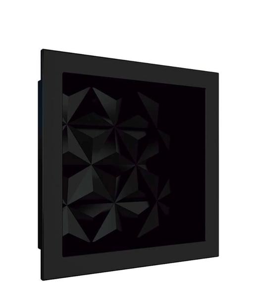 Imagem de Nicho para banheiro preto mármore sintético 30x30- cozimax