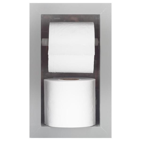 Imagem de Nicho Porta Papel Higiênico Porcelanato - 2 Rolos