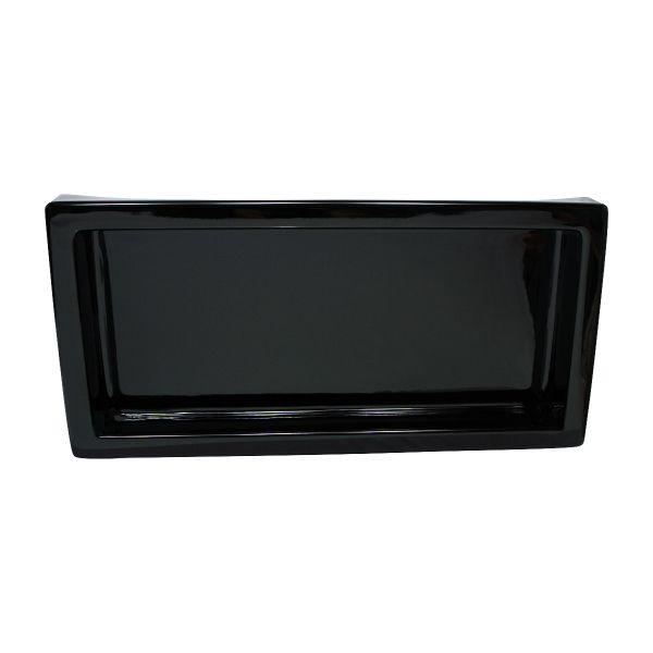 Nicho Sobrepor Instala Fácil Preto 30x78,5cm - Quanta Compositos Imagem de Nicho Sobrepor Instala Fácil Preto 30x78,5cm