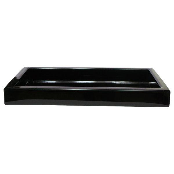 Nicho Sobrepor Instala Fácil Preto 30x78,5cm - Quanta Compositos Imagem de Nicho Sobrepor Instala Fácil Preto 30x78,5cm