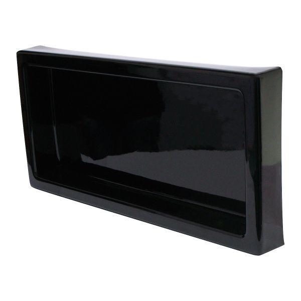 Nicho Sobrepor Instala Fácil Preto 30x78,5cm - Quanta Compositos Imagem de Nicho Sobrepor Instala Fácil Preto 30x78,5cm