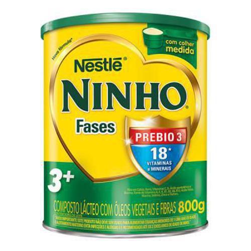 Ninho 3+ Fases Lepo 800G - Nestle Imagem de Ninho 3+ Fases Lepo 800G