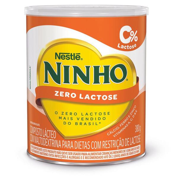 Imagem de Ninho Composto Lácteo Zero Lactose Lata 380g