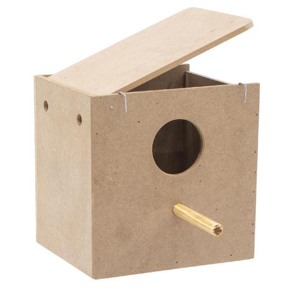Ninho em MDF para Criar Criação de Pássaro Preto Calafate Tiziu Caixa Reproduzir Pássaros e Aves - Horizonte Pet Store Imagem de Ninho em MDF para Criar Criação de Pássaro Preto Calafate Tiziu Caixa Reproduzir Pássaros e Aves