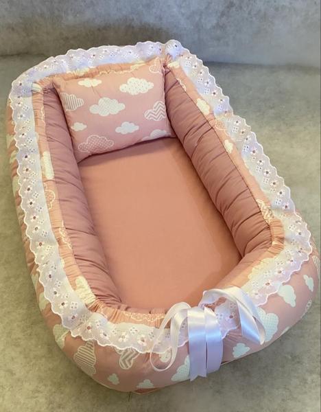 Imagem de Ninho para bebe Aconchegante - Nuvem - Rose