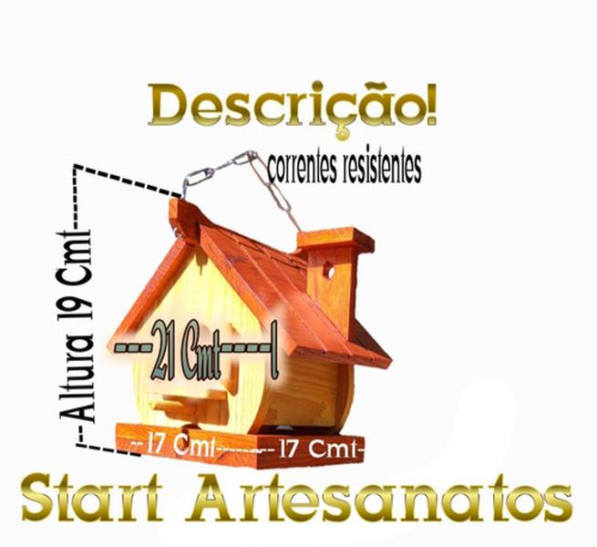 Ninho Para Canários E Passaros Livres - Start Artesanatos Imagem de Ninho Para Canários E Passaros Livres
