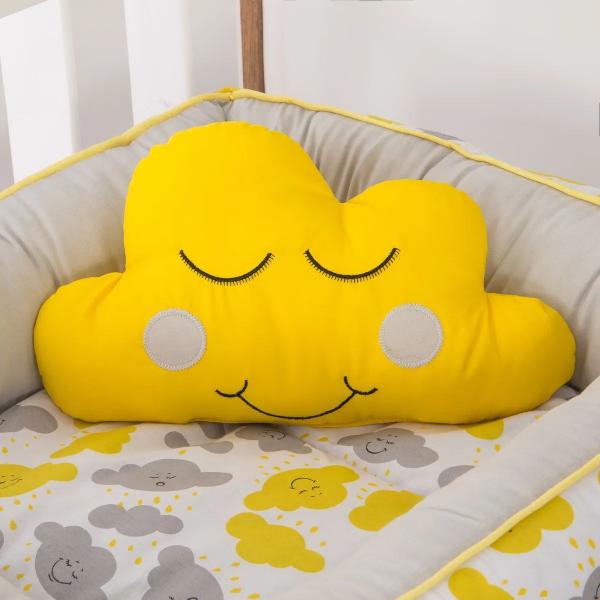 Ninho Redutor De Berço Para Bebê Nuvem Chuva De Amor Amarelo - Casa Pedro Imagem de Ninho Redutor De Berço Para Bebê Nuvem Chuva De Amor Amarelo