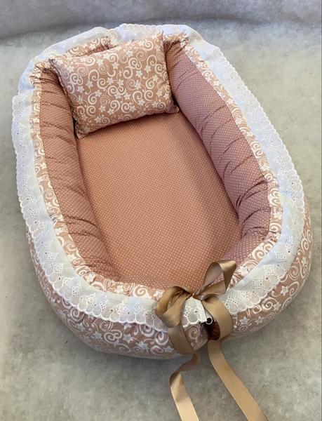 Imagem de Ninho Redutor para bebe  -Super Confortável - Doce Encanto - Salmão