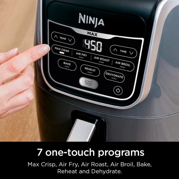 Imagem de Ninja AF161 Max XL Air Fryer Cozinha, Crocância, Assa, 5.2L