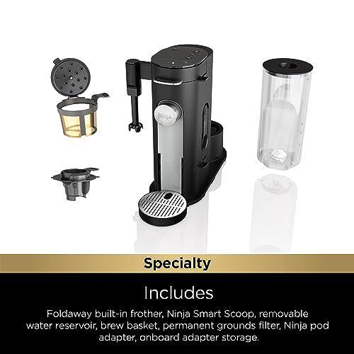 Imagem de Ninja Single-Serve Coffee Maker com Espumador, Preto