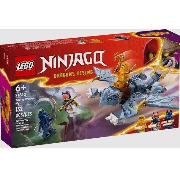 Ninjago Conjunto de Construção Jovem Dragão Riyu Lego 71810 Imagem de Ninjago Conjunto de Construção Jovem Dragão Riyu Lego 71810